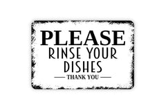 Indoor outdoor metal tin sign made in the USA
