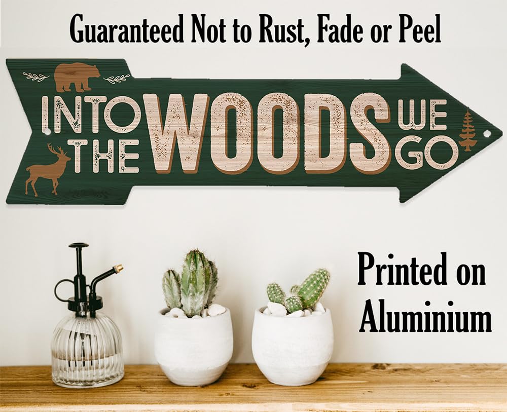 Indoor outdoor sign ready for wall or fence mounting