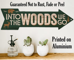 Indoor outdoor sign ready for wall or fence mounting