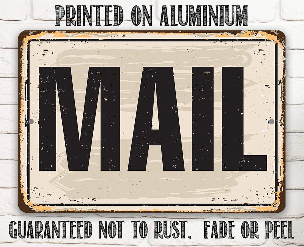 Indoors outdoors display metal sign