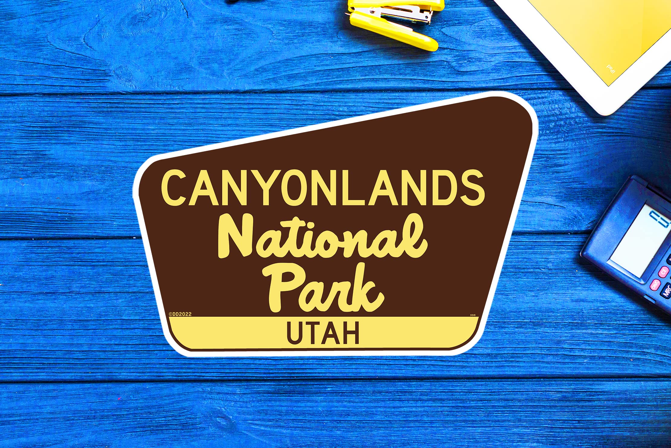 Made in USA Canyonlands National Park sticker decal for laptops water bottles windows