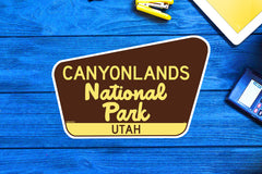Made in USA Canyonlands National Park sticker decal for laptops water bottles windows