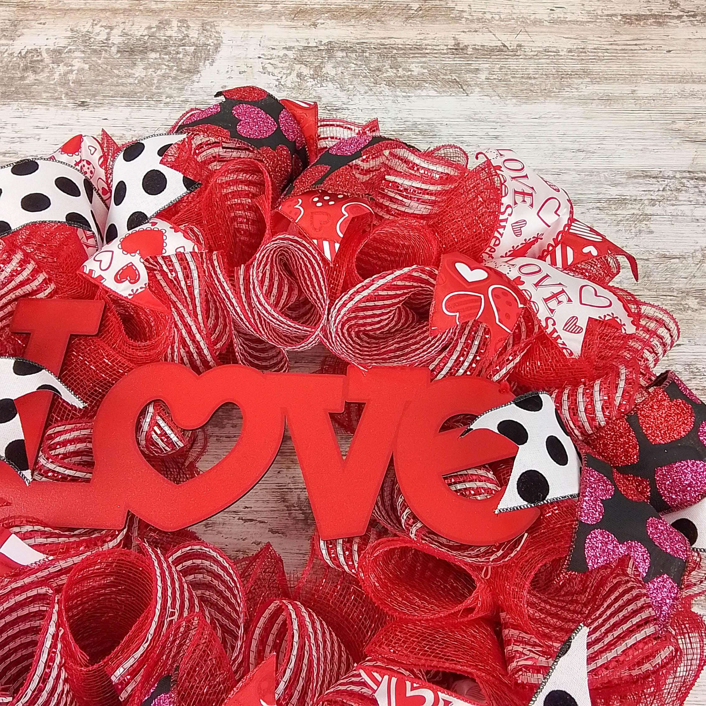 Indoor outdoor wreath ready to display