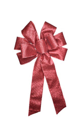 Indoor outdoor ready wreath bow 10 inch
