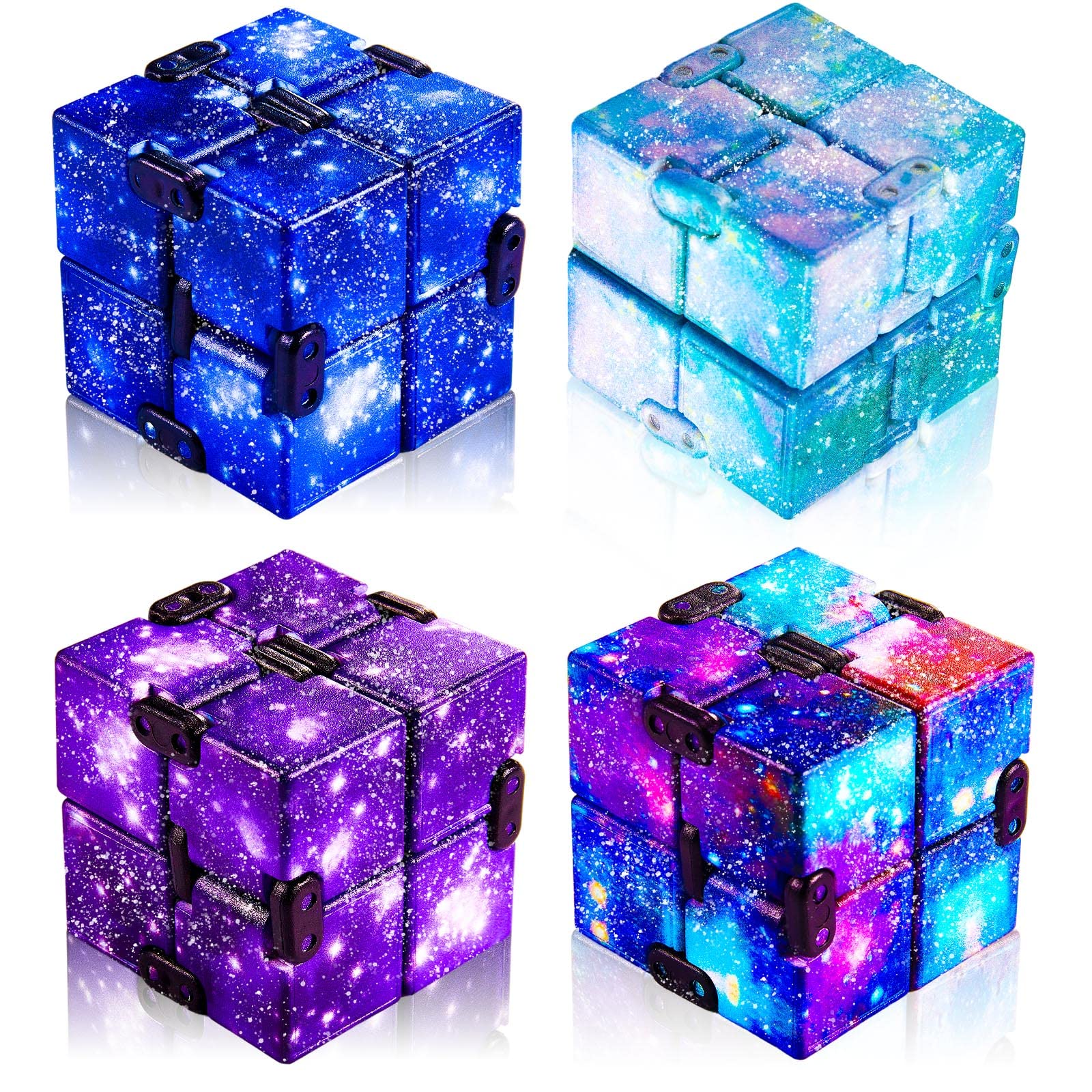 Infinity Cube 4 Pcs Starry set of colorful cubes