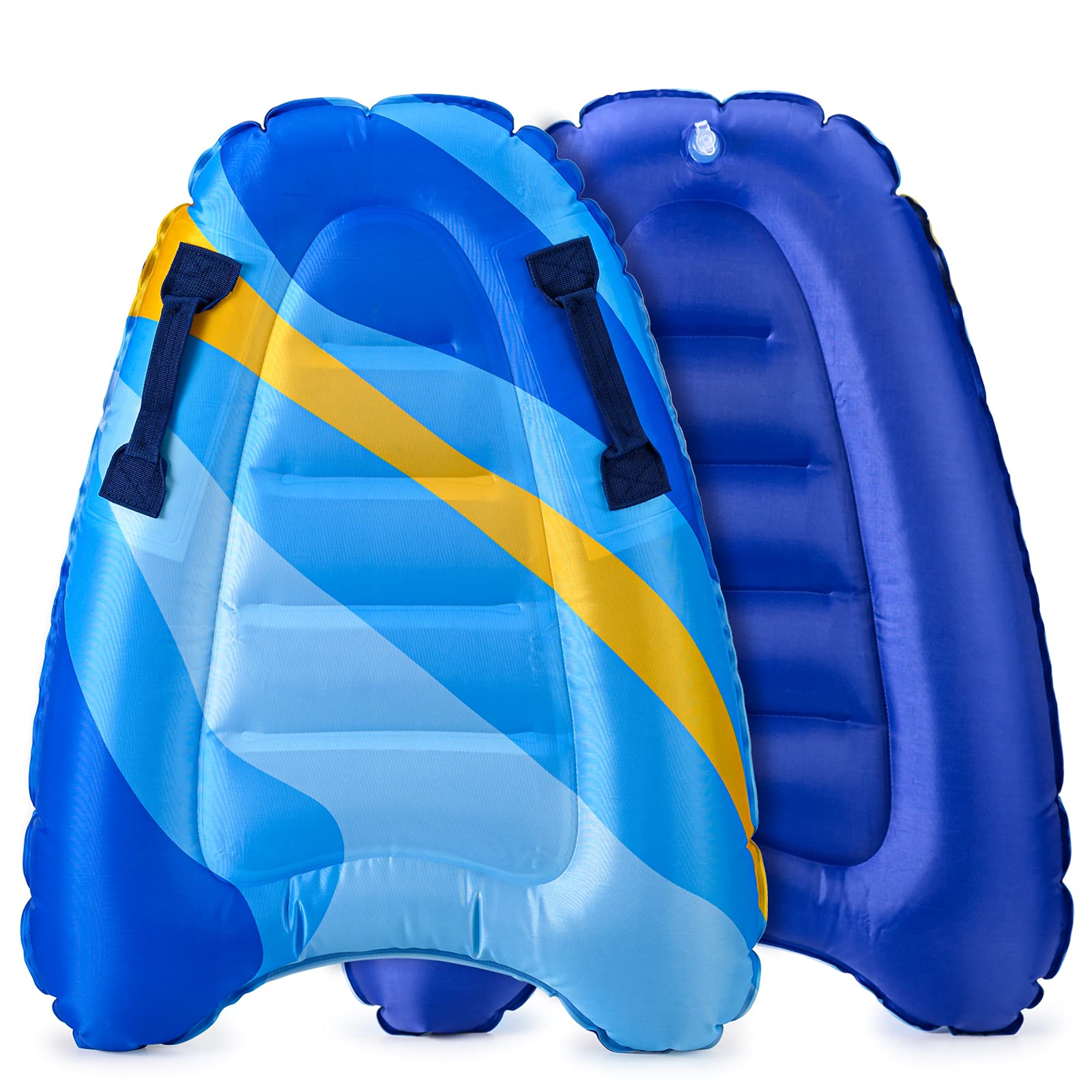 Inflatable boogy board for beach travel toys