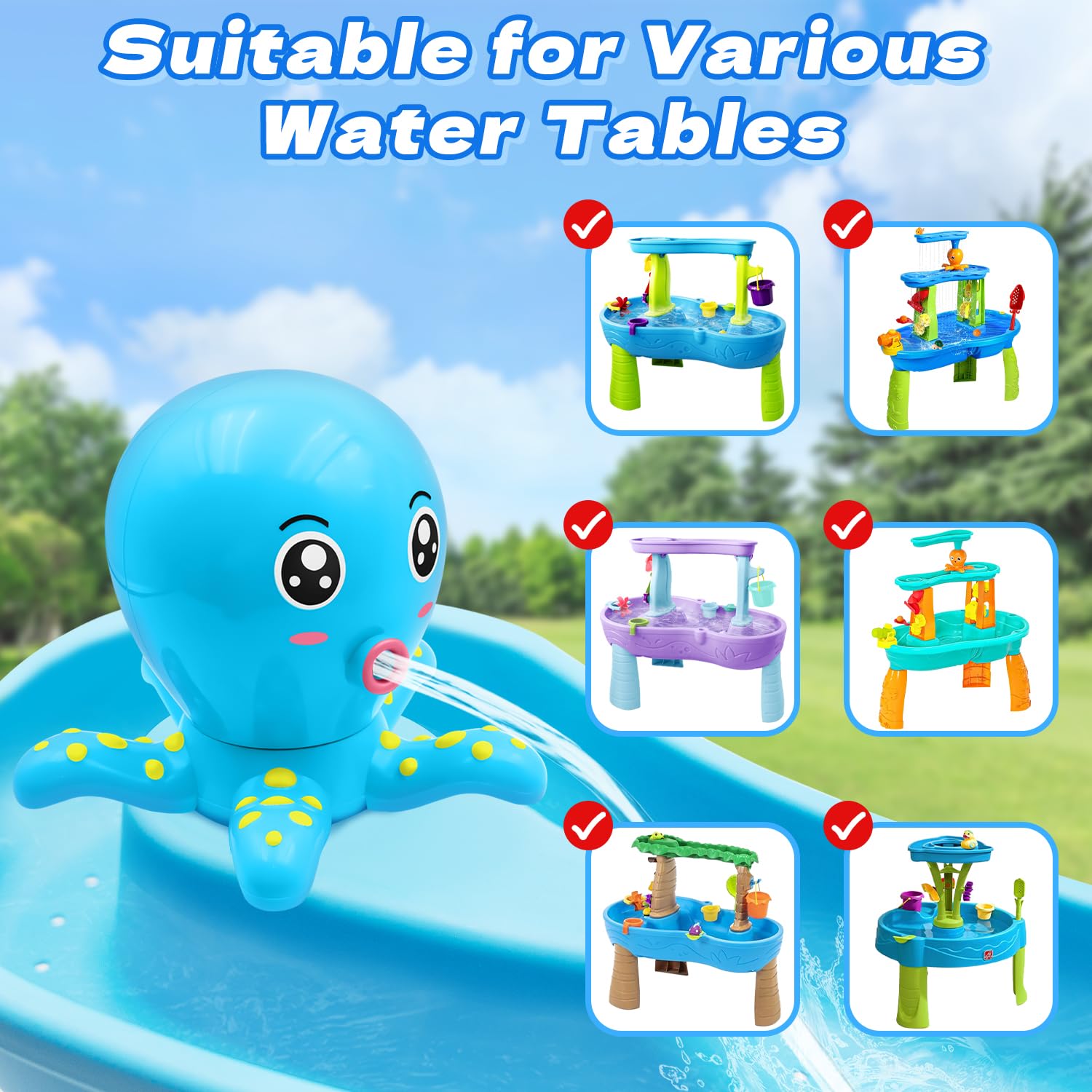 Water recycling feature extends play Infowush pump