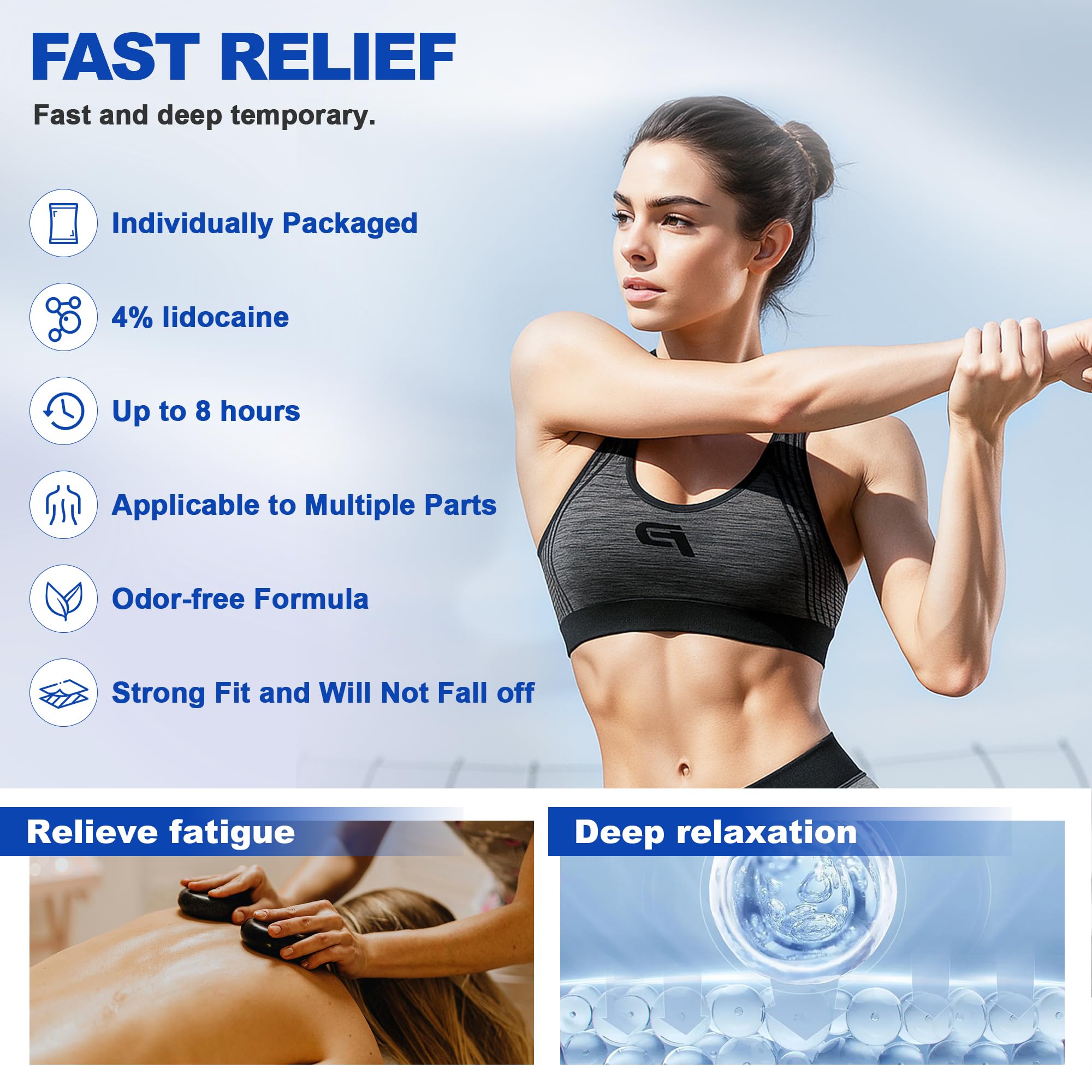 Maximum strength 4% lidocaine patch by Inknows