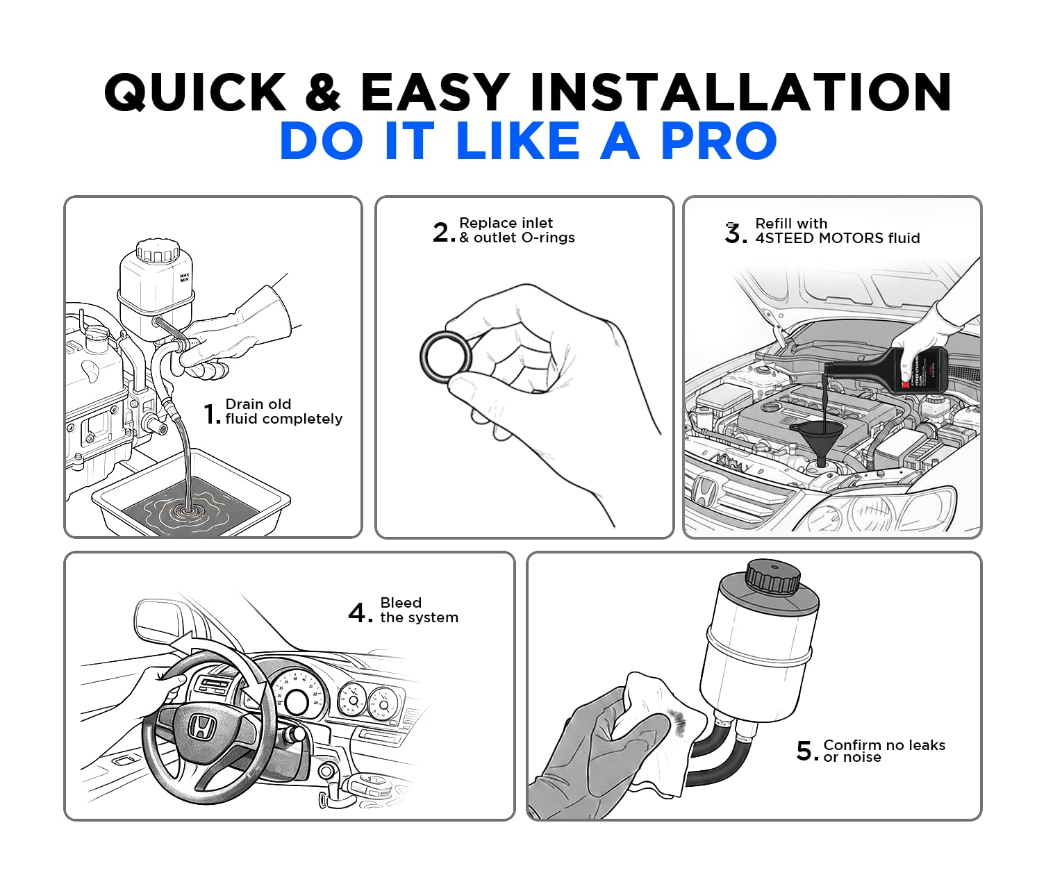 power steering pump inlet o-ring seal