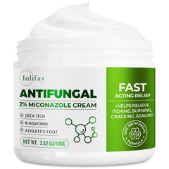 Inlifay 2% Miconazole Antifungal Cream label on tube