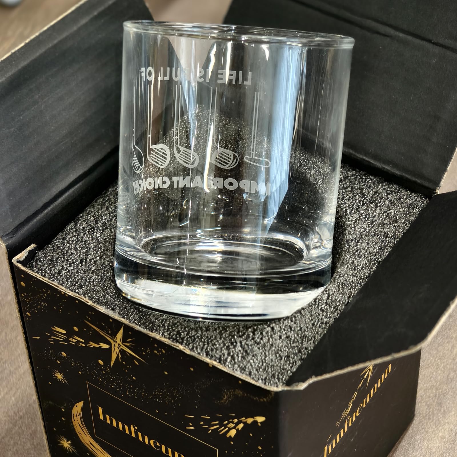 Uncle themed glass suitable for gift occasions