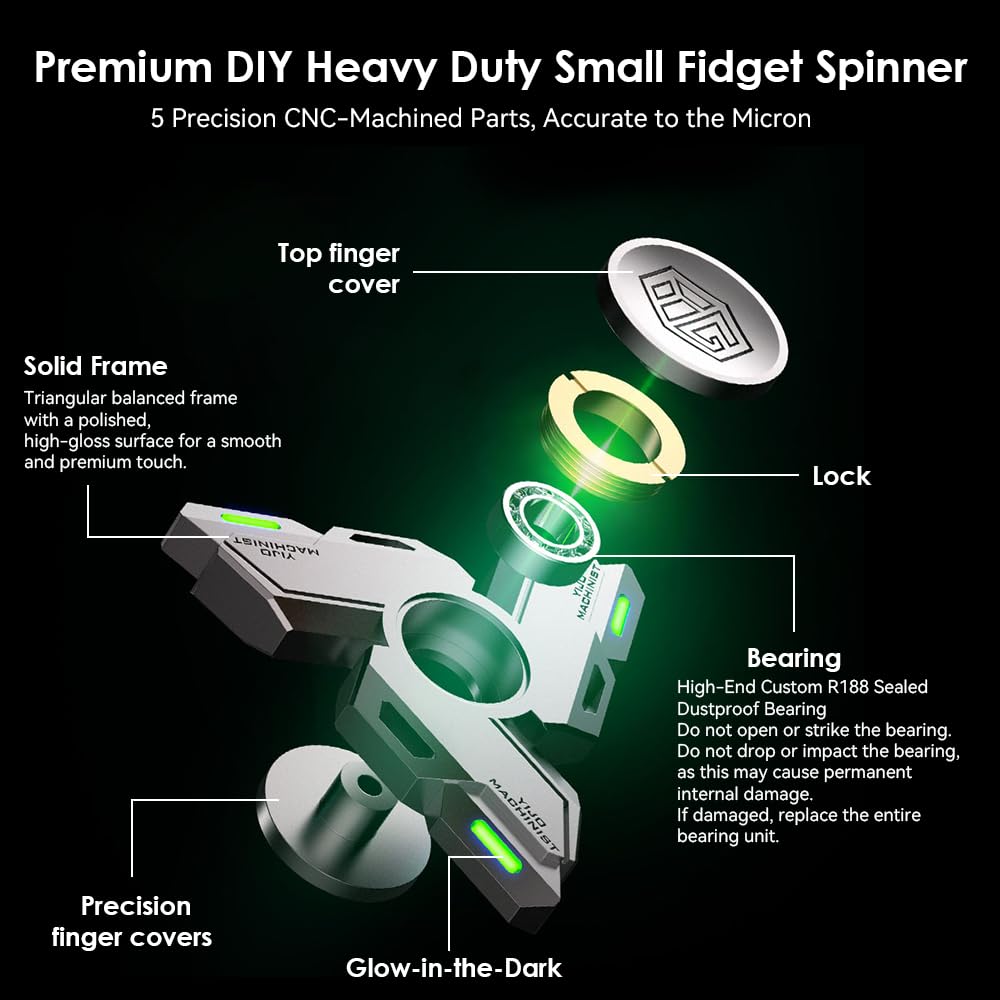 R188 bearing zinc alloy fidget spinner INNOPLUS