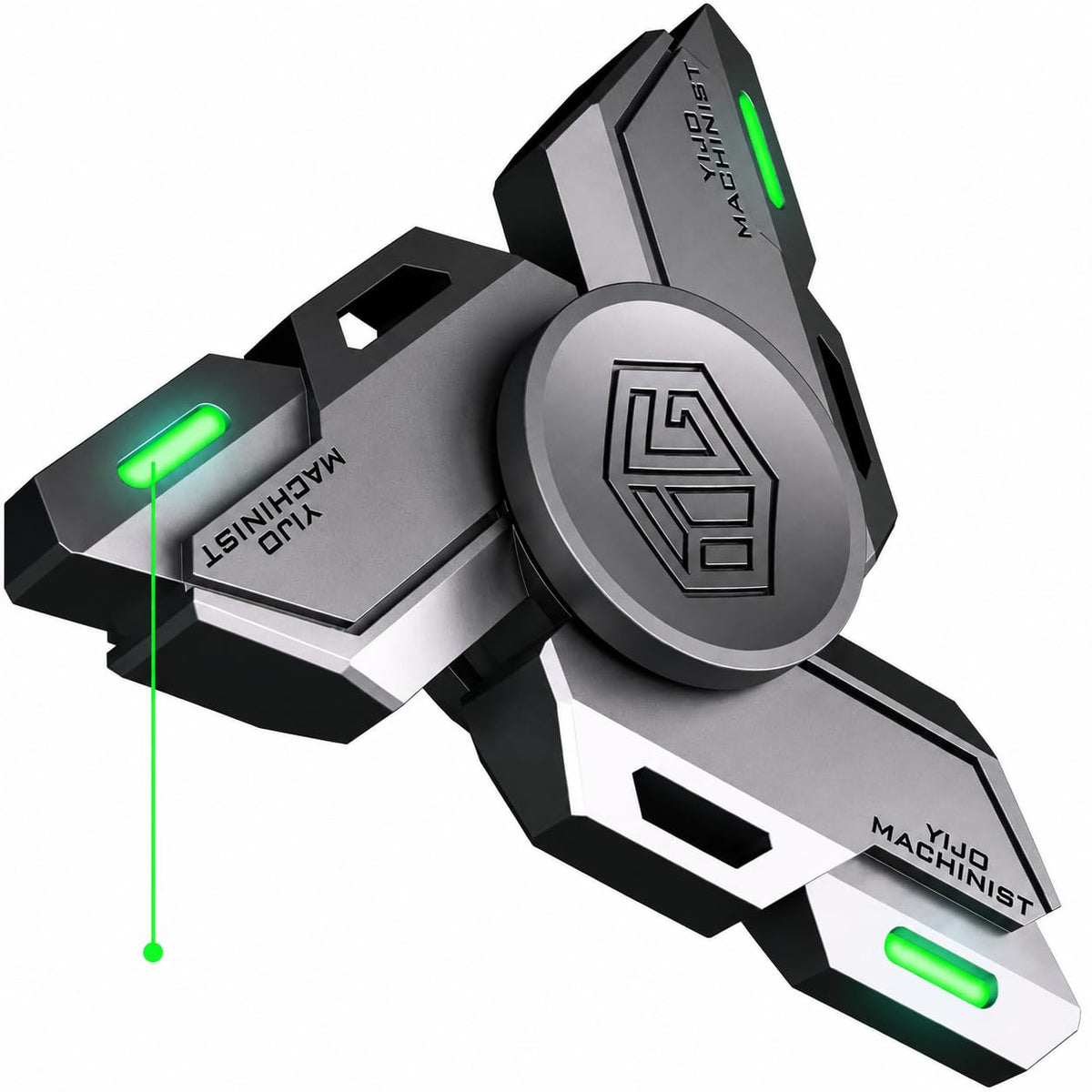 INNOPLUS metal fidget spinner for adults glowing in dark