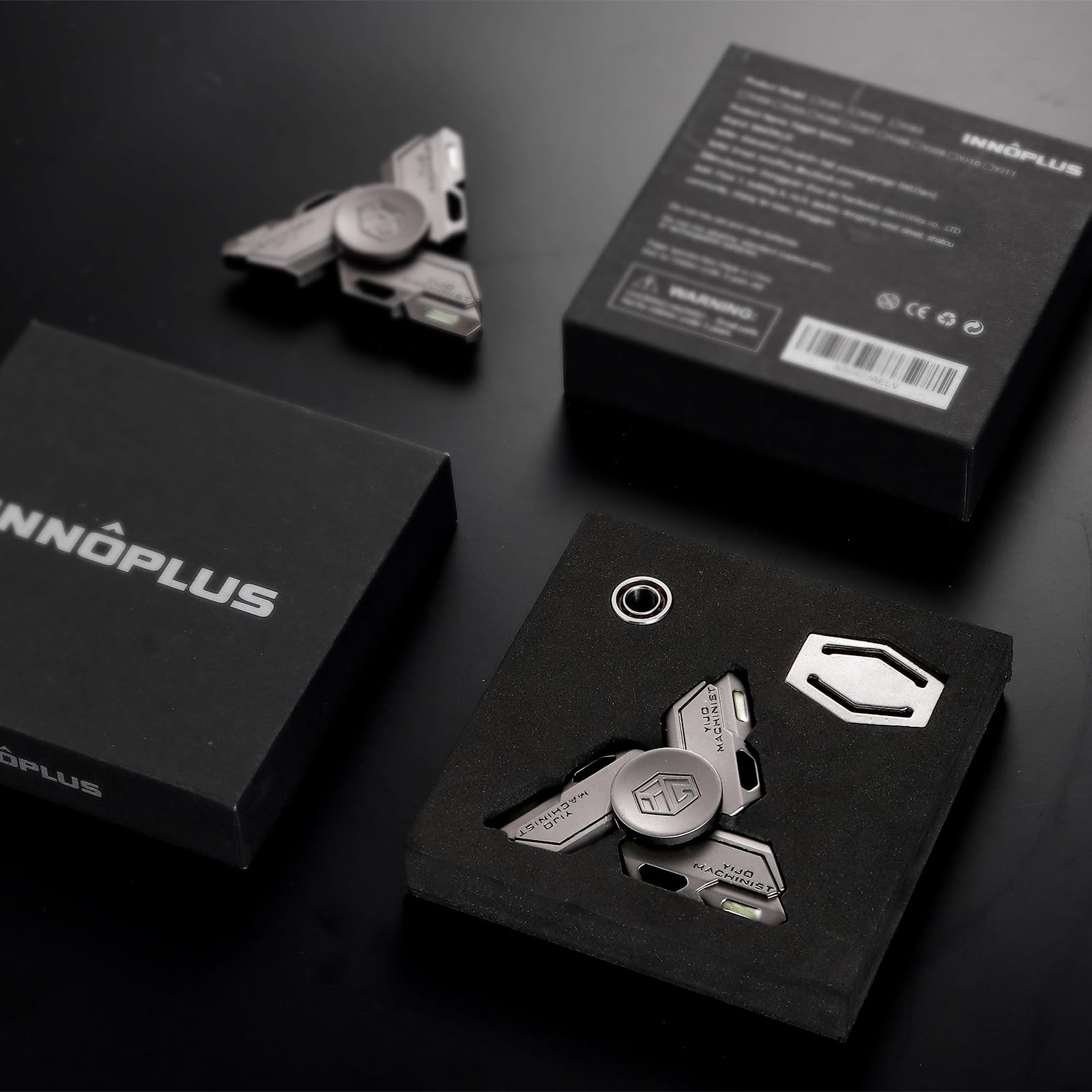 Anti-stress focus aid INNOPLUS fidget spinner compact