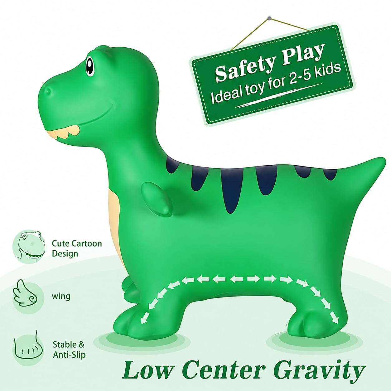 Dinosaur Hopper Toy by INPANY for kids 2-5