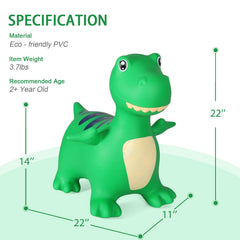 Durable hopper with easy inflation features