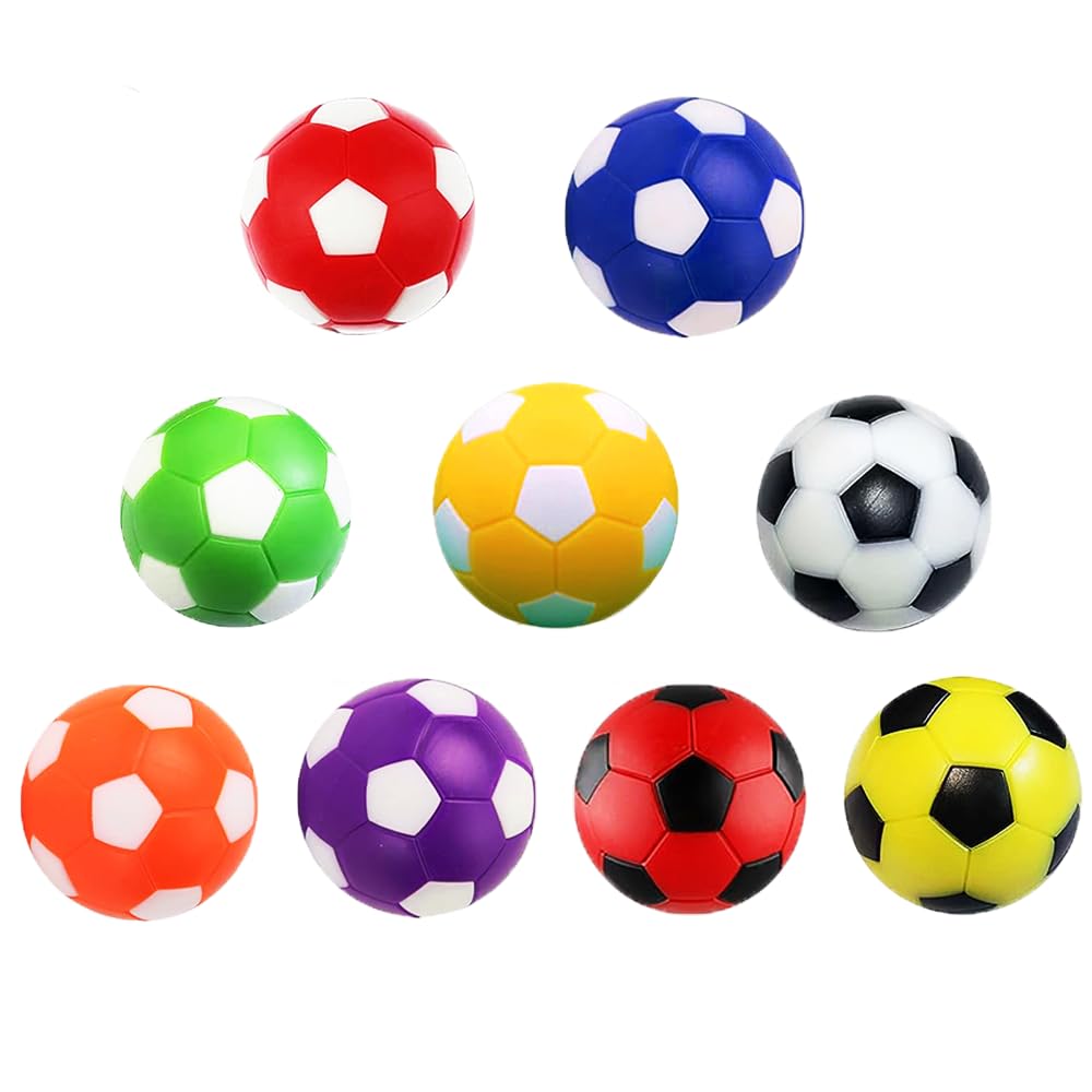 Inscool 9Pcs foosball table balls 1.42 inch replacement set