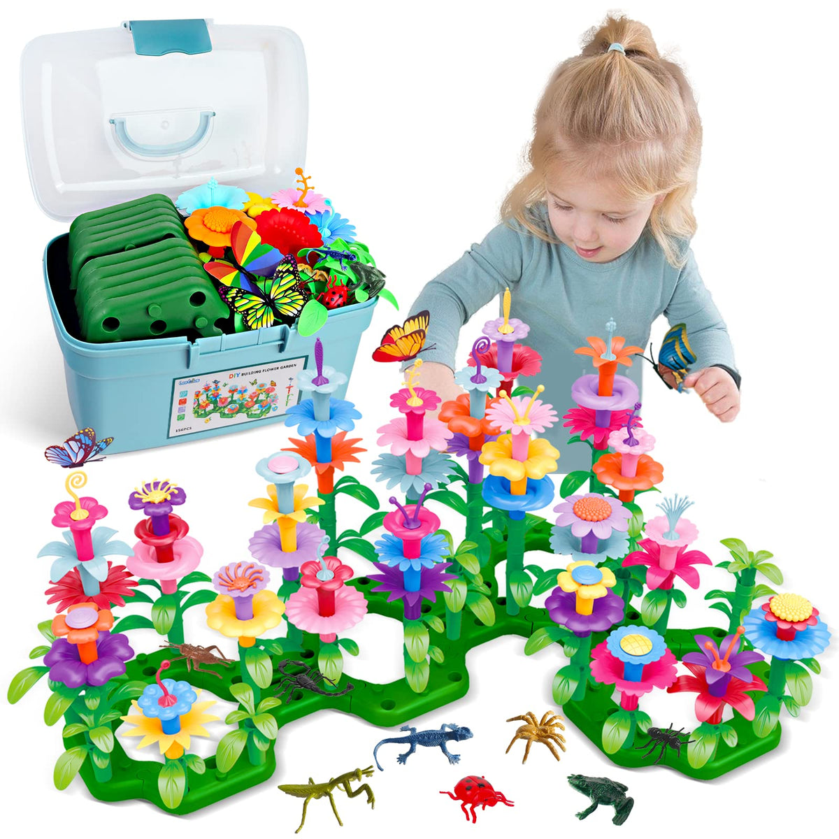 Insect Flower Garden toy for toddlers toddler garden building toys