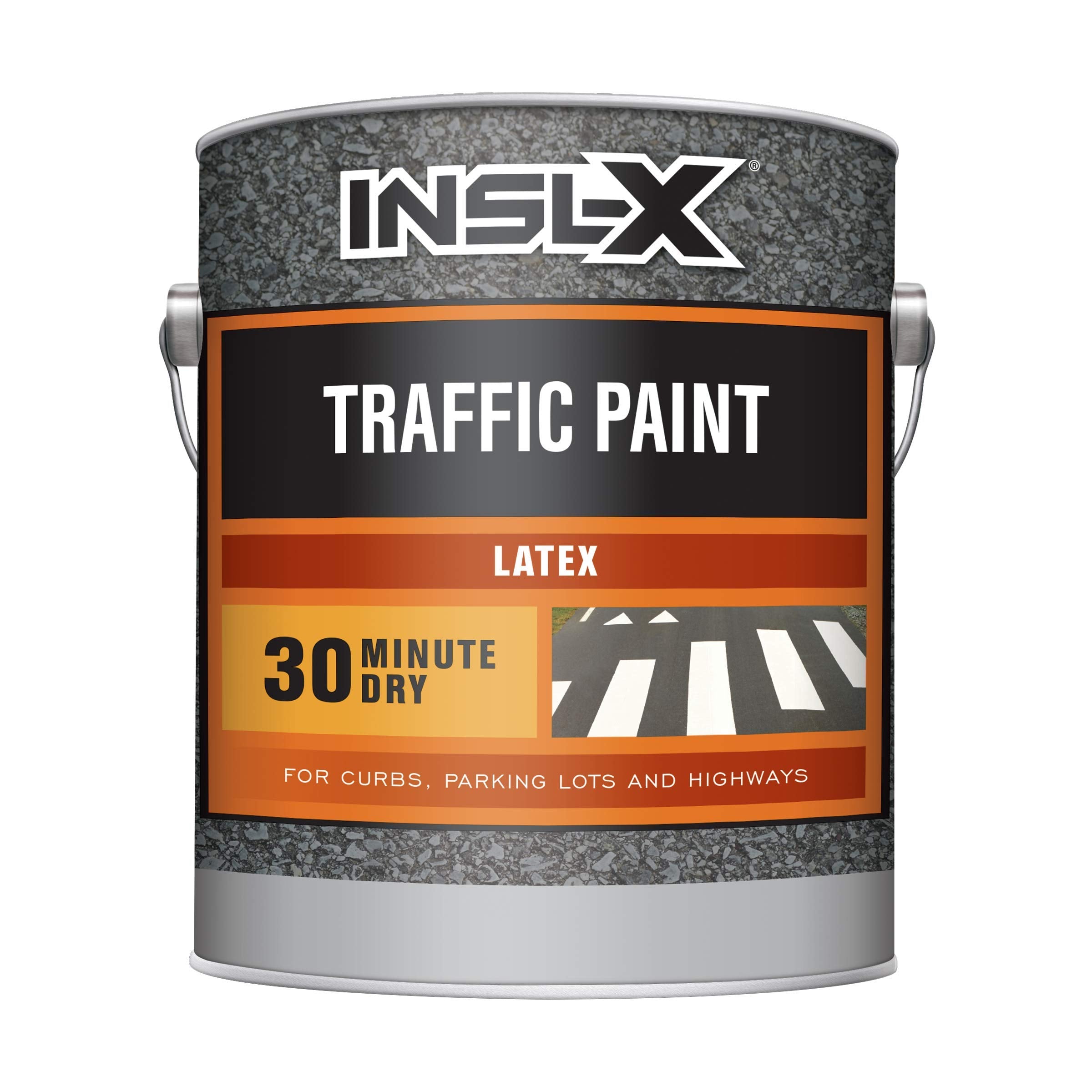 INSL-X acrylic latex traffic paint yellow 1 gallon packaging