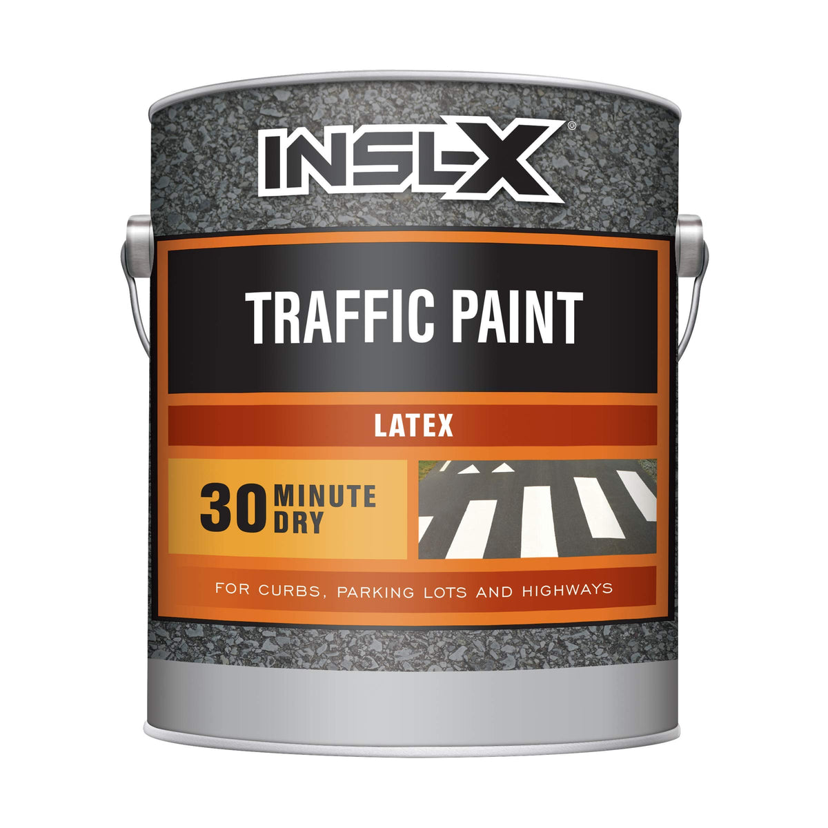 INSL-X acrylic latex traffic paint yellow 1 gallon packaging