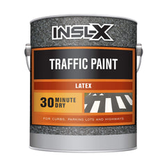 INSL-X acrylic latex traffic paint yellow 1 gallon packaging