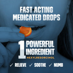 Individually wrapped Mucinex Instasoothe Sore Throat Drops