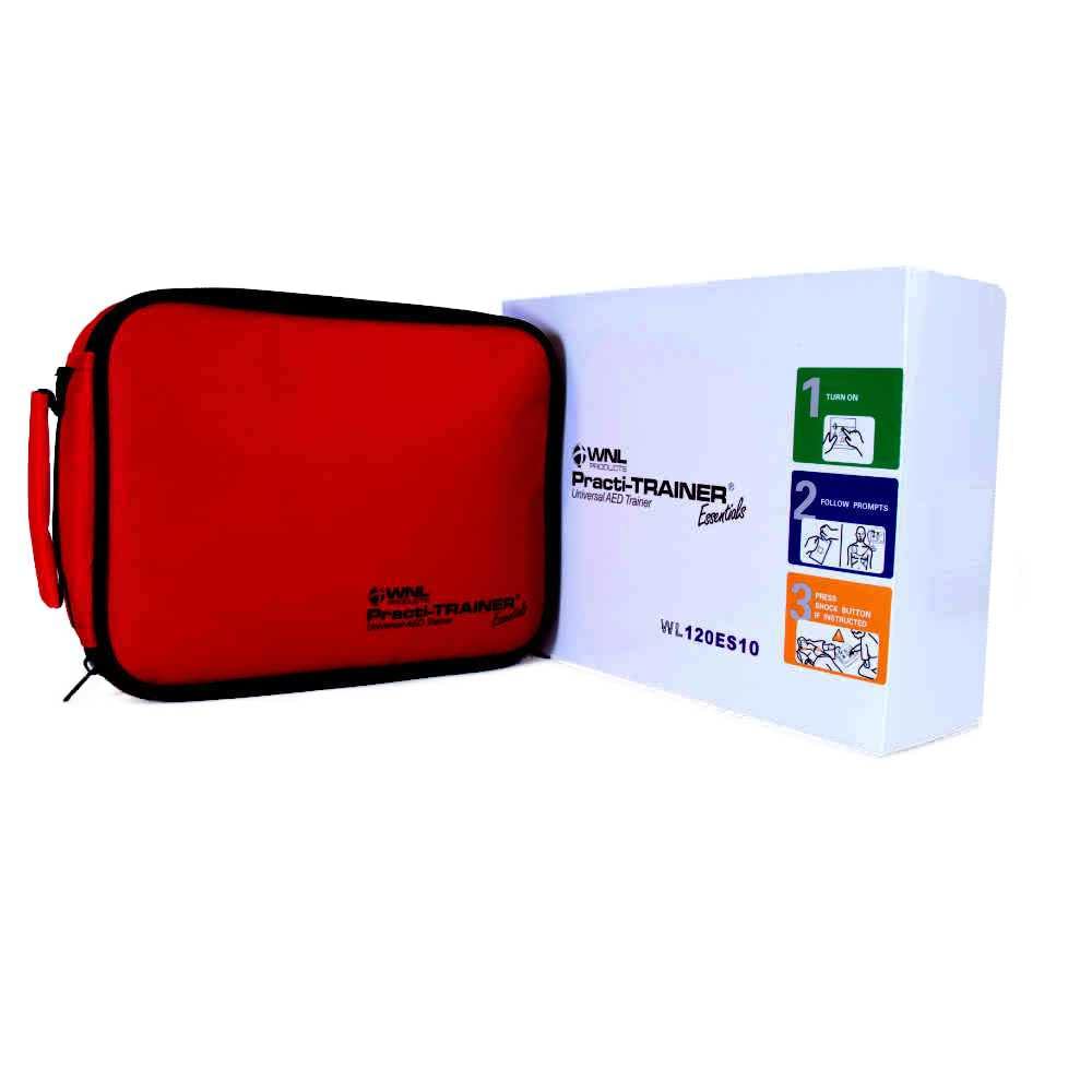 Module packaging for classroom defibrillator training kit