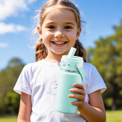 Insulated stainless steel kids bottle 14oz