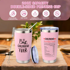 20oz double-sided insulated tumbler shown