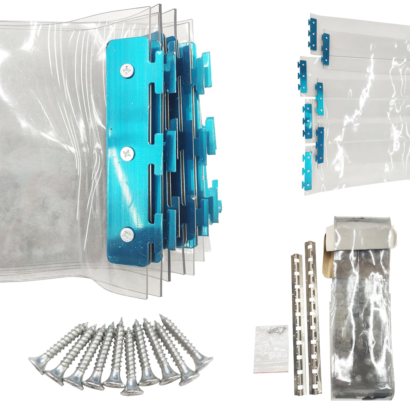 pvc strip curtain packaging and components intbuying