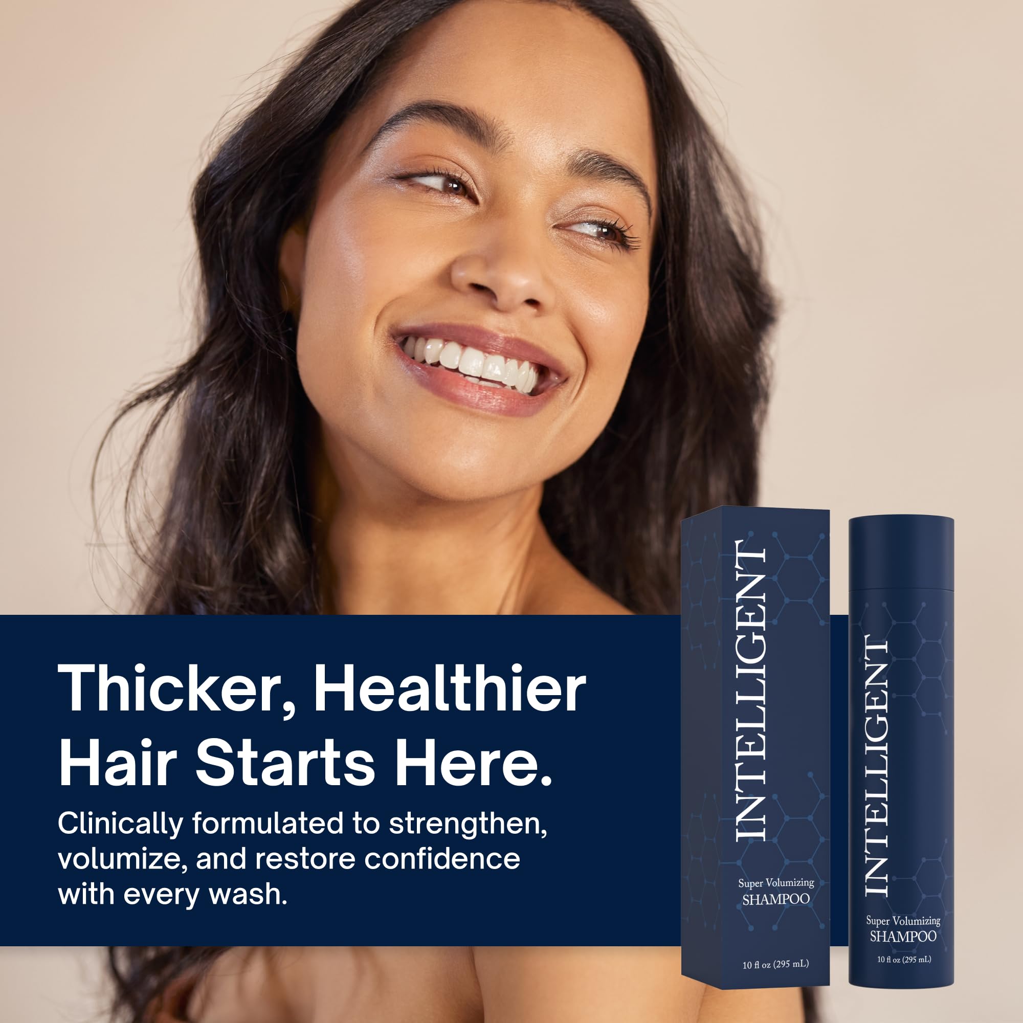INTELLIGENT Volumizing Shampoo density boost for thinning hair 10 fl oz