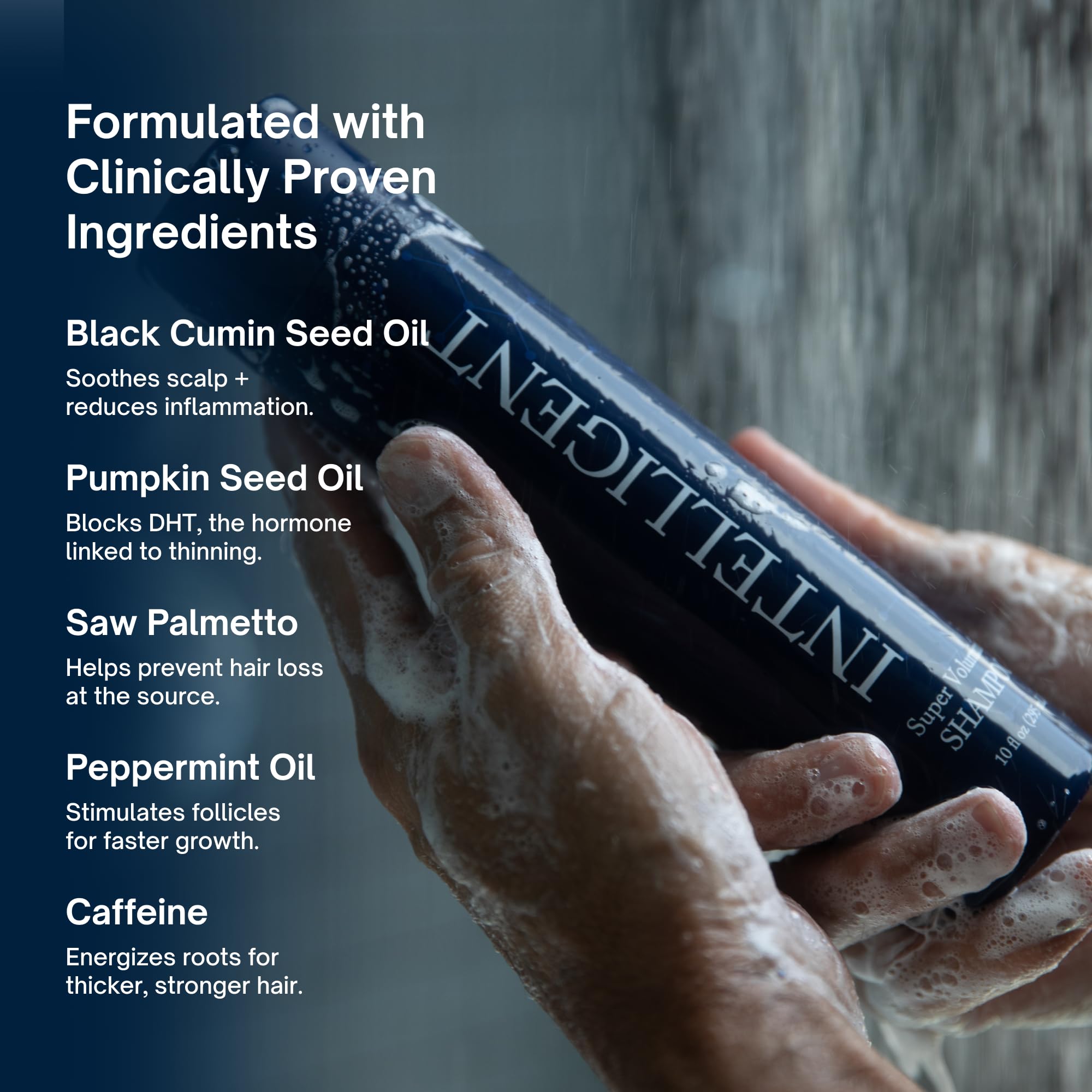 INTELLIGENT Volumizing Shampoo strengthens strands with every wash 10 fl oz