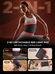 Detachable 2 in 1 red light therapy lamp for INTEO