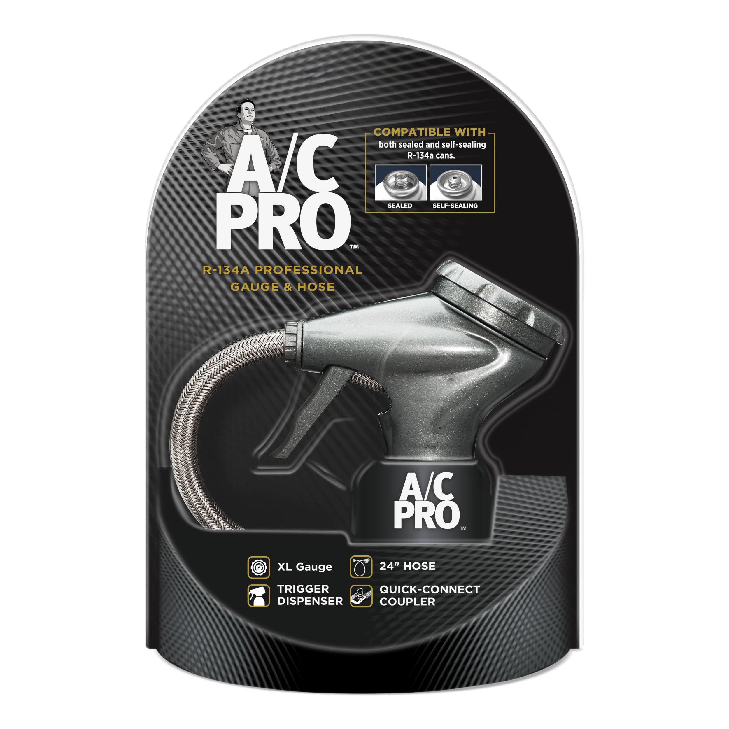 InterDynamics A/C Pro gauge with 24 inch hose