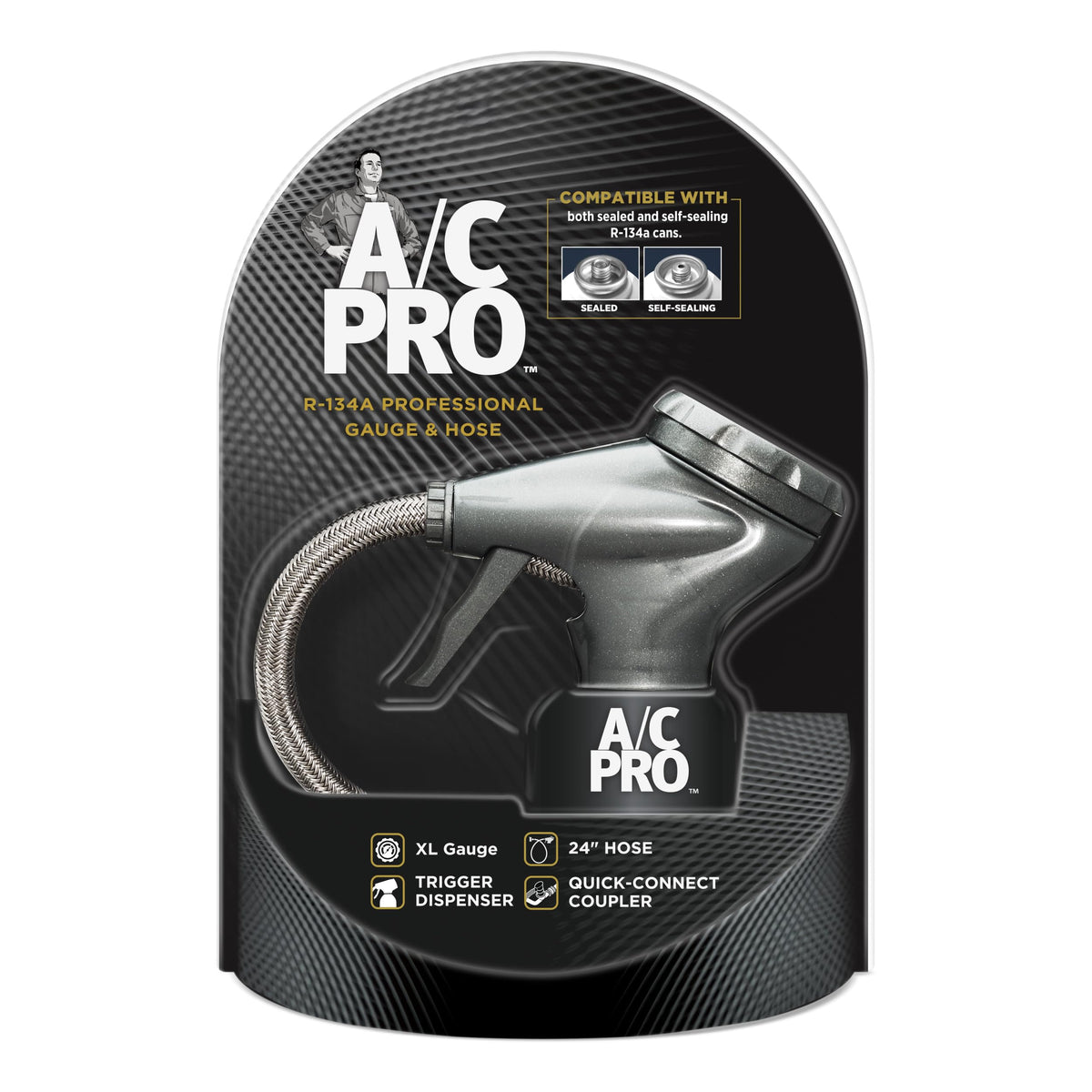 InterDynamics A/C Pro gauge with 24 inch hose