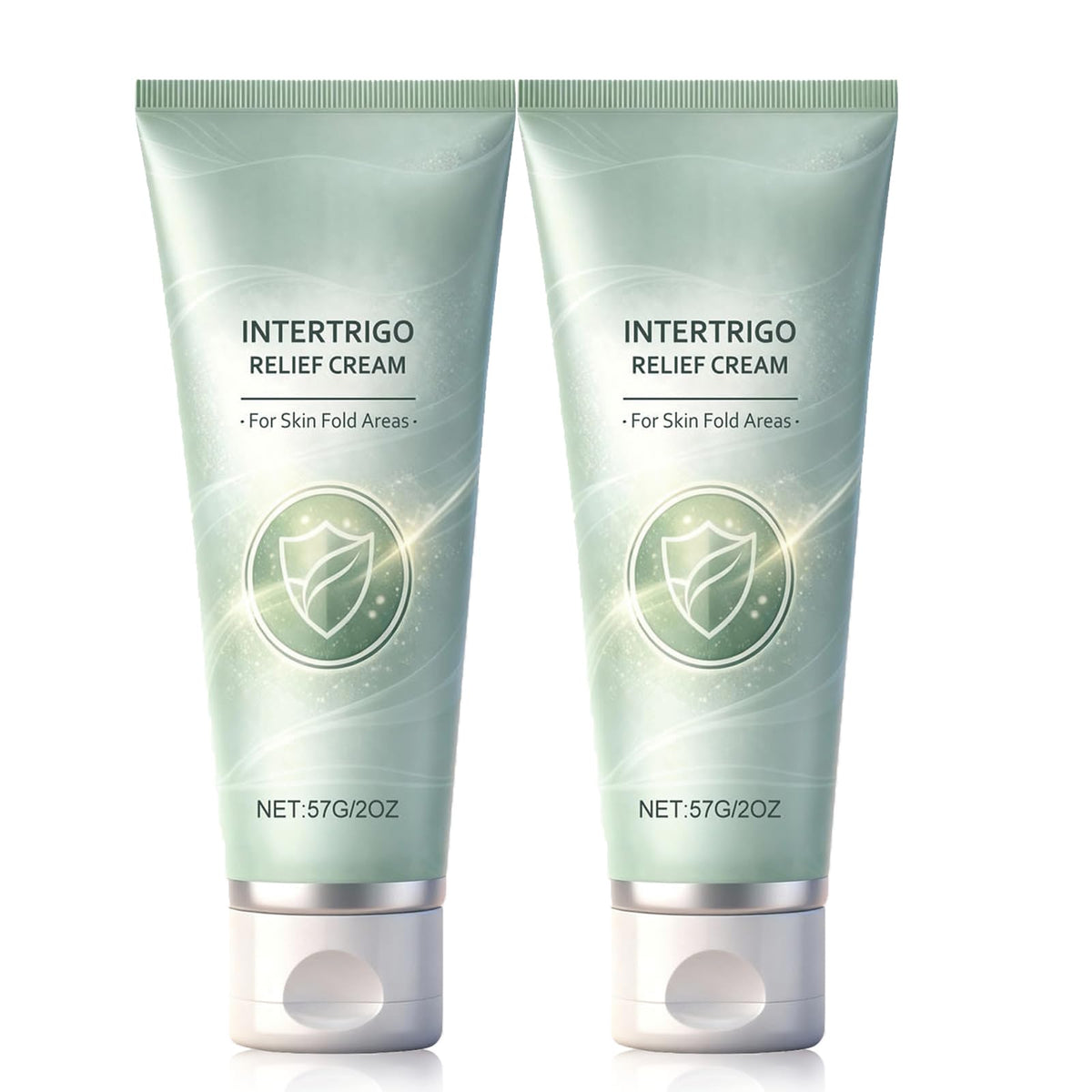 Intertrigo Cream skin fold care packaging and tube