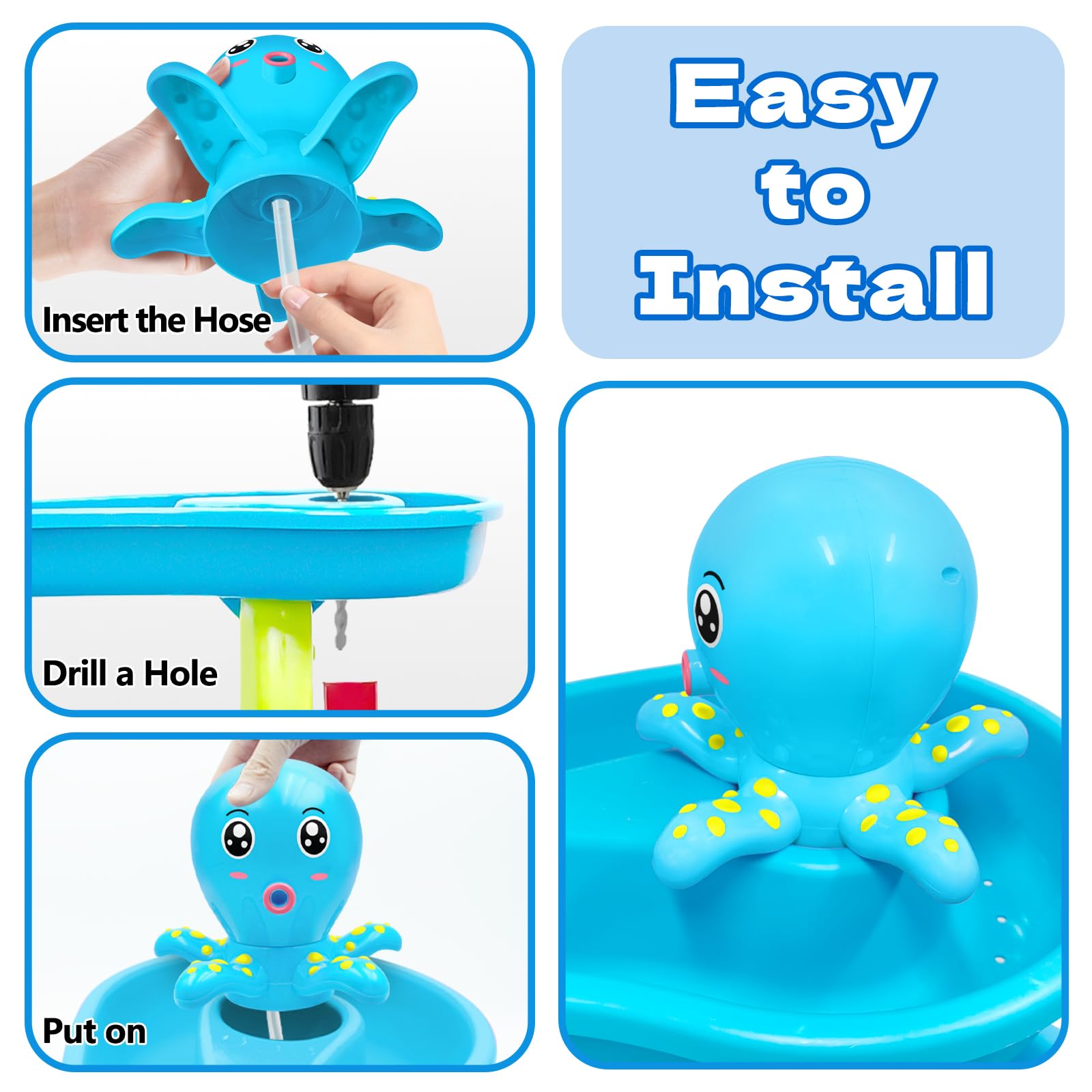 Intoypad octopus water table pump lightweight removable design photo
