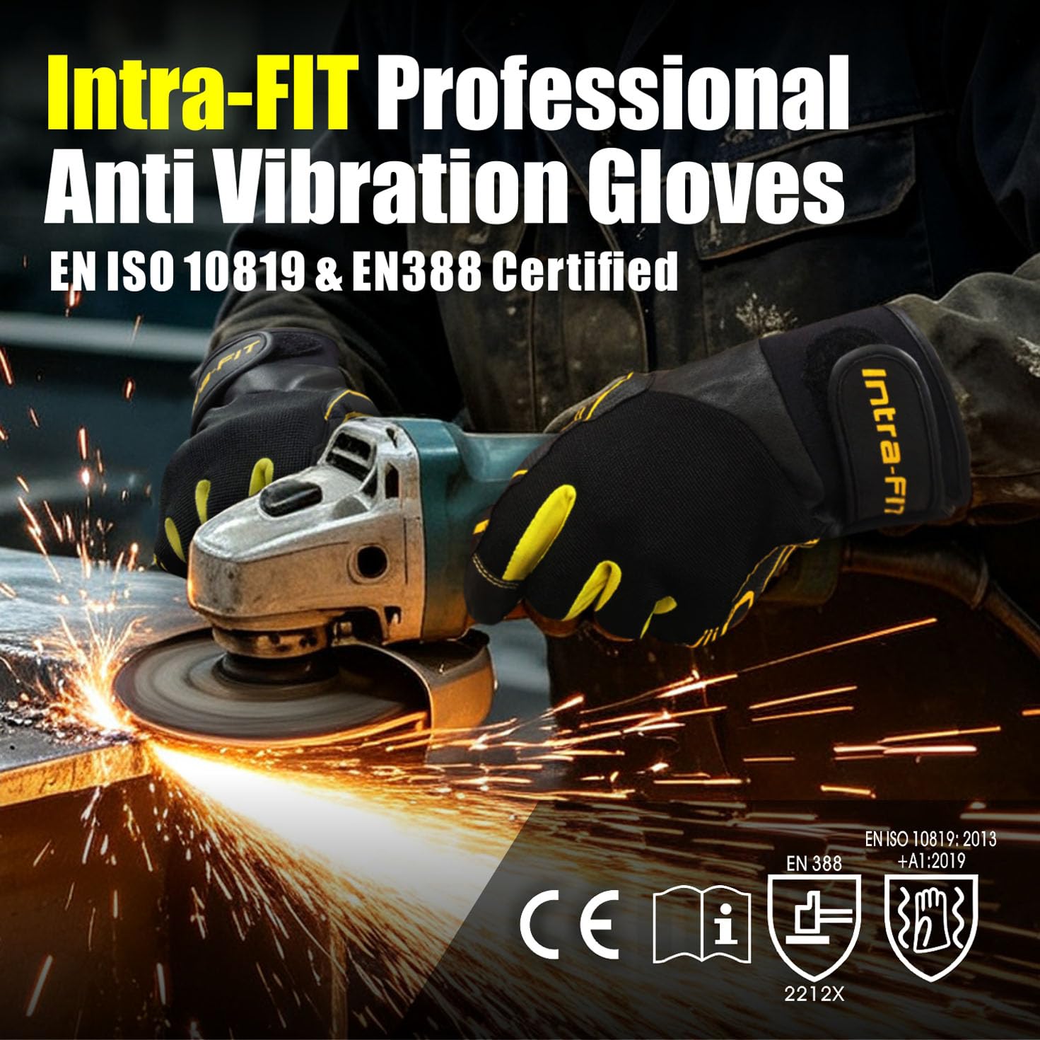 Intra-FIT anti vibration gloves 7590l hand protection product detail image