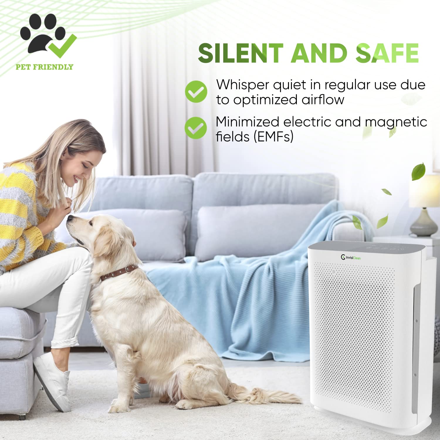Aura II large room air purifier power input 110V-220V