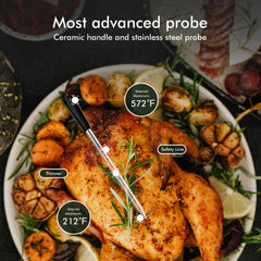 remote app monitoring of meat temperatures