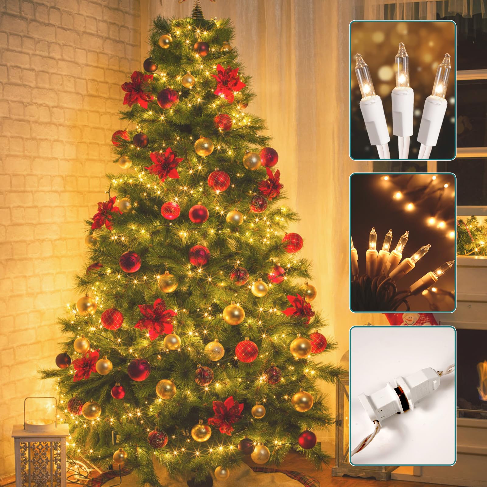 decorative string lights for Christmas and events