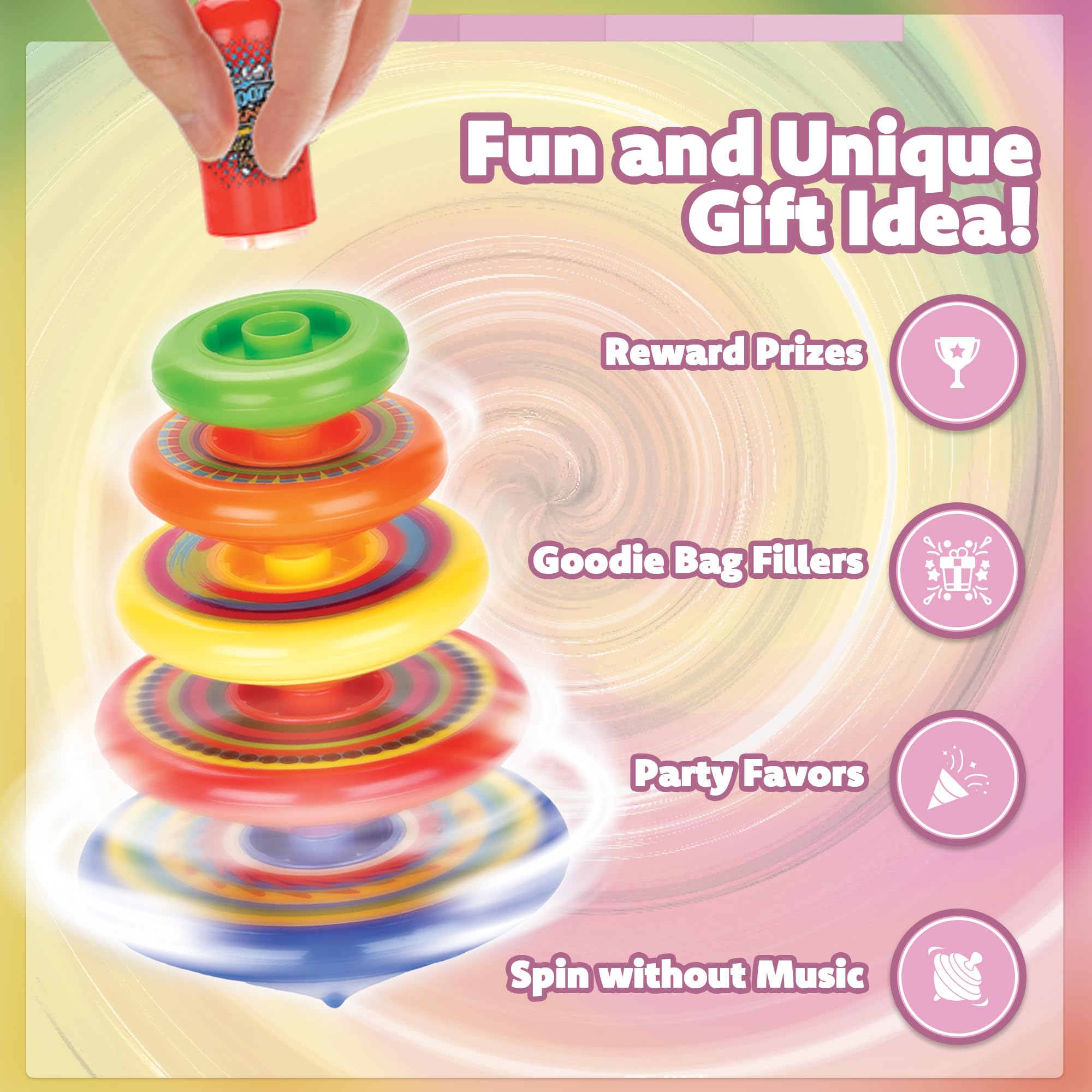IPIDIPI TOYS Spineez top spinning toy image