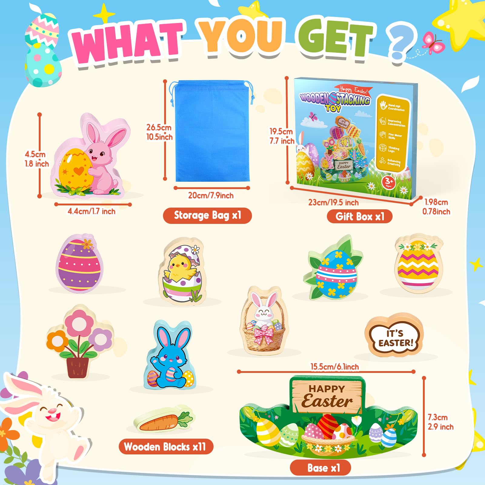 Gift box packaging suitable for Easter gifts