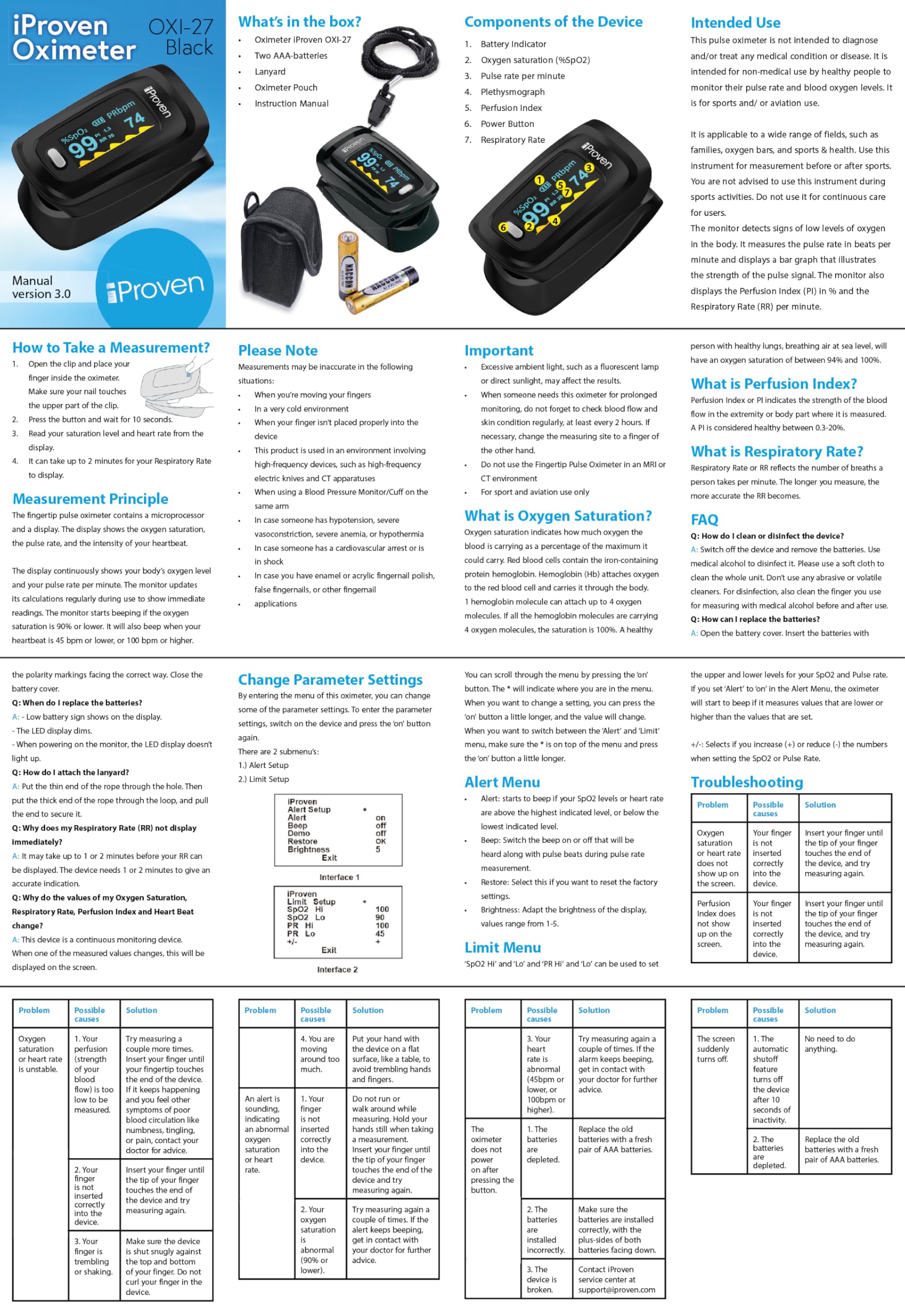 Customer service and replacement policy note