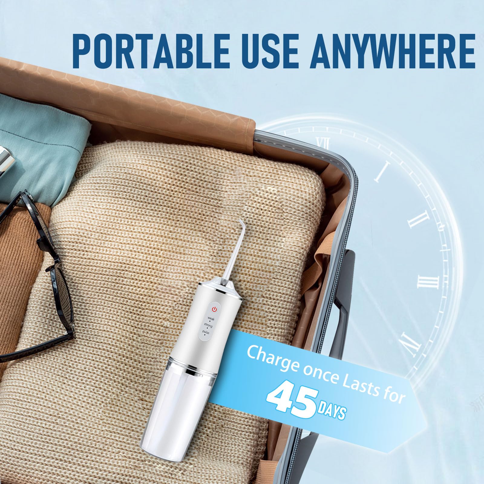 IPX7 waterproof portable water flosser