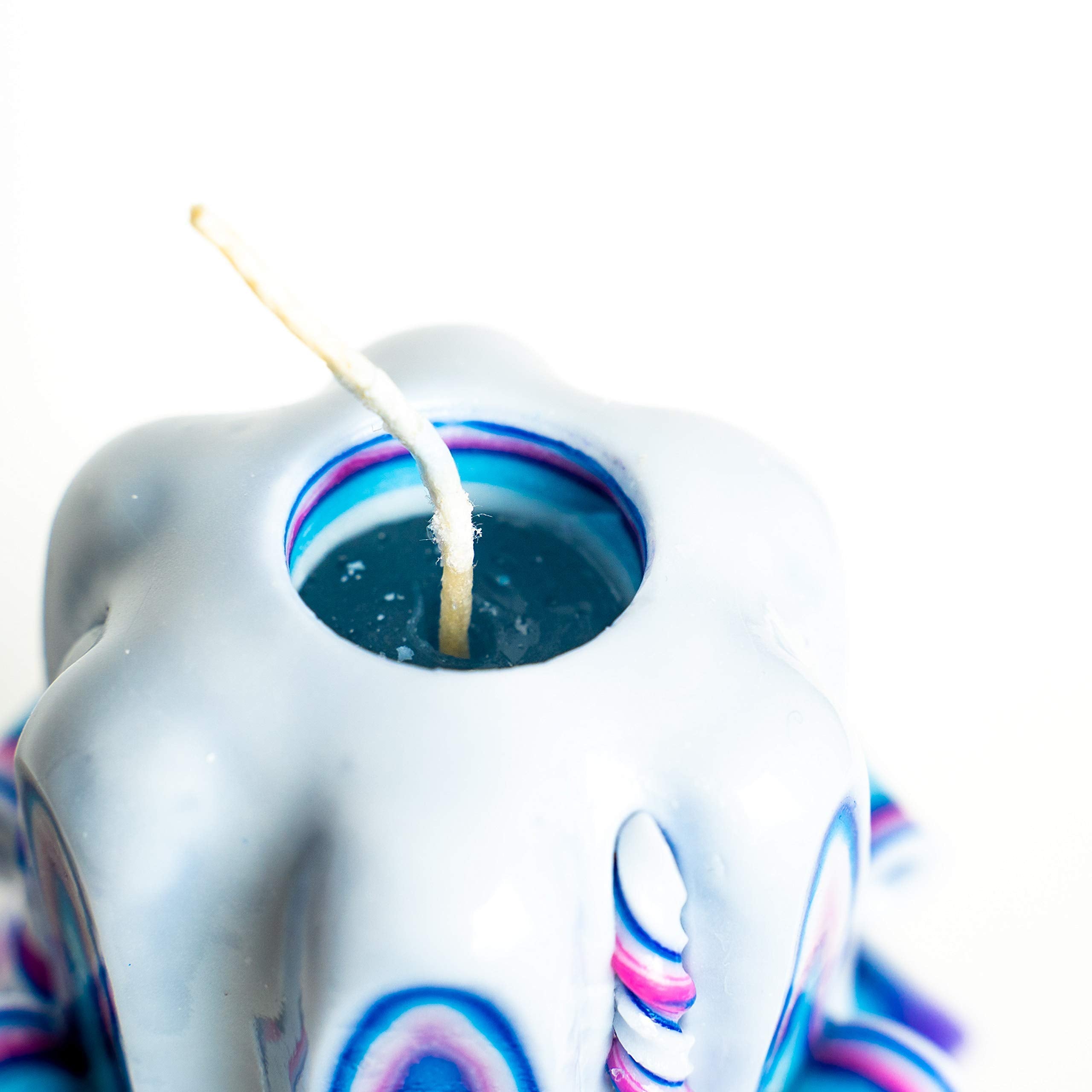 Iris carved candle gift idea