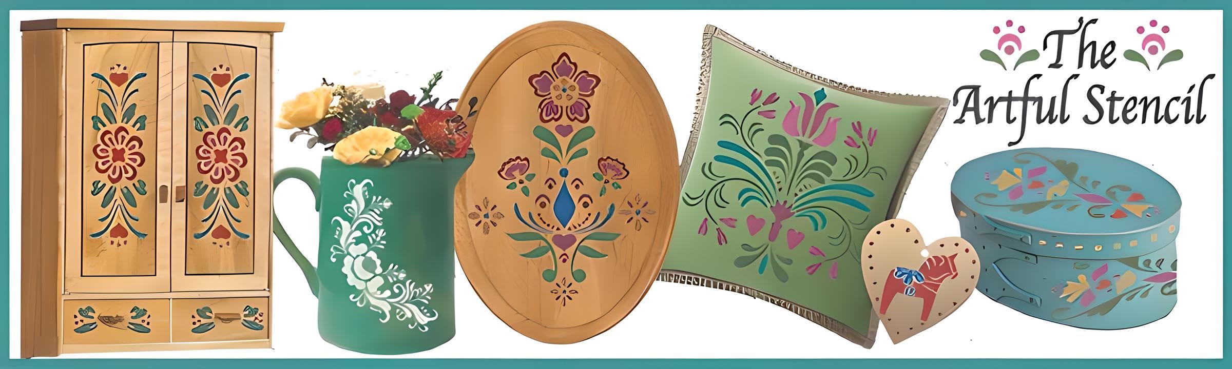 Packaging image for Iris Lantern Stencil Template