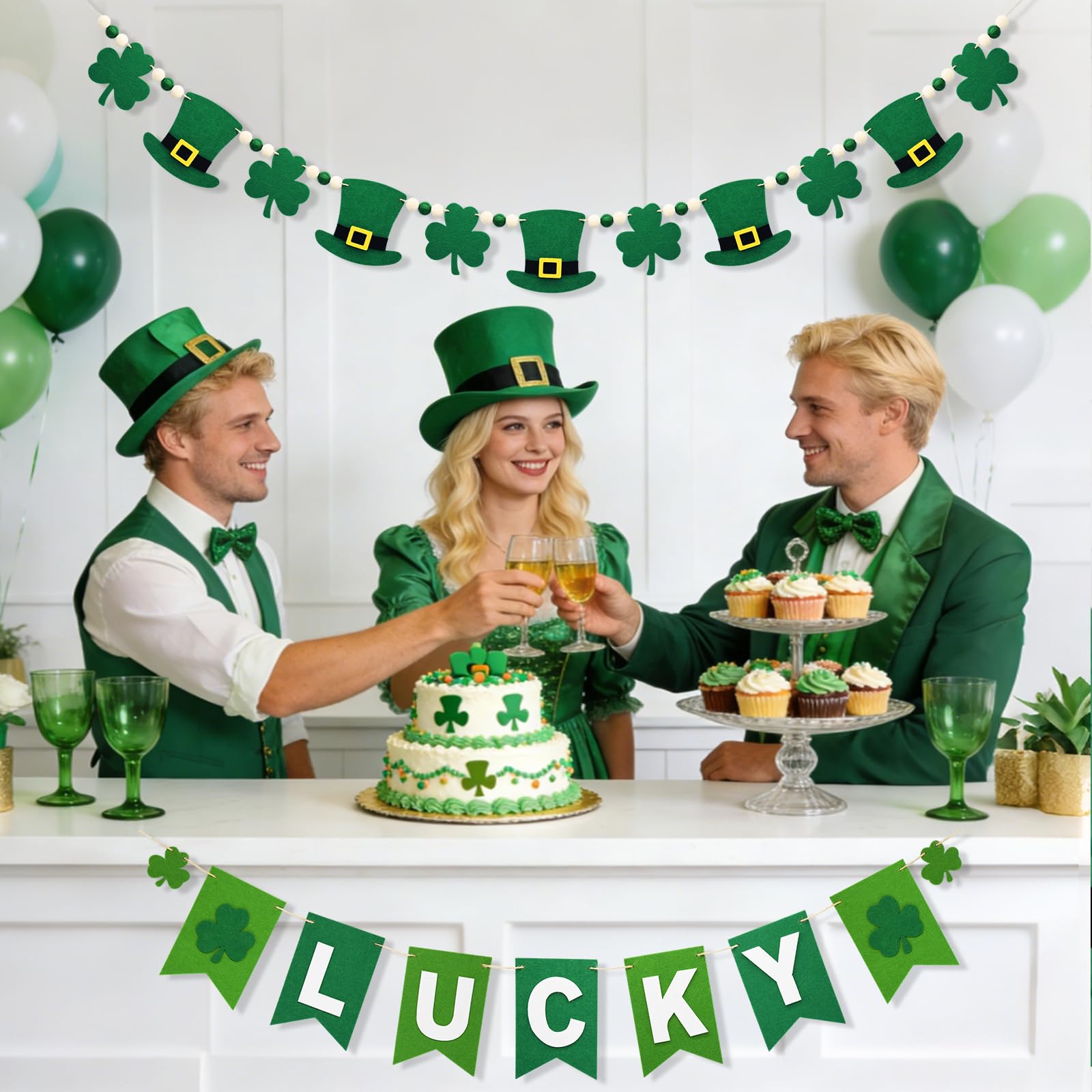 Irish decor banner for mantel and festive setup