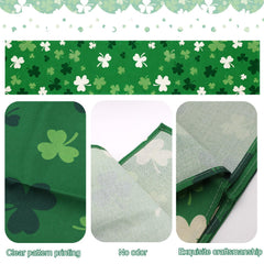 Irish party decor table runner suitable for dining or backdrop