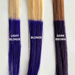 Iroiro purple semi permanent hair color 8oz pack with eco-friendly pouch